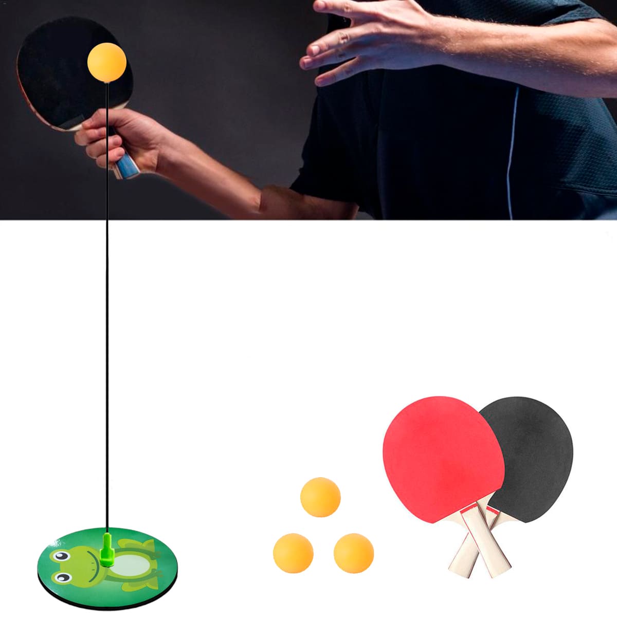 Miniatura 8 de Entrenador de Ping Pong Paletas 429-15